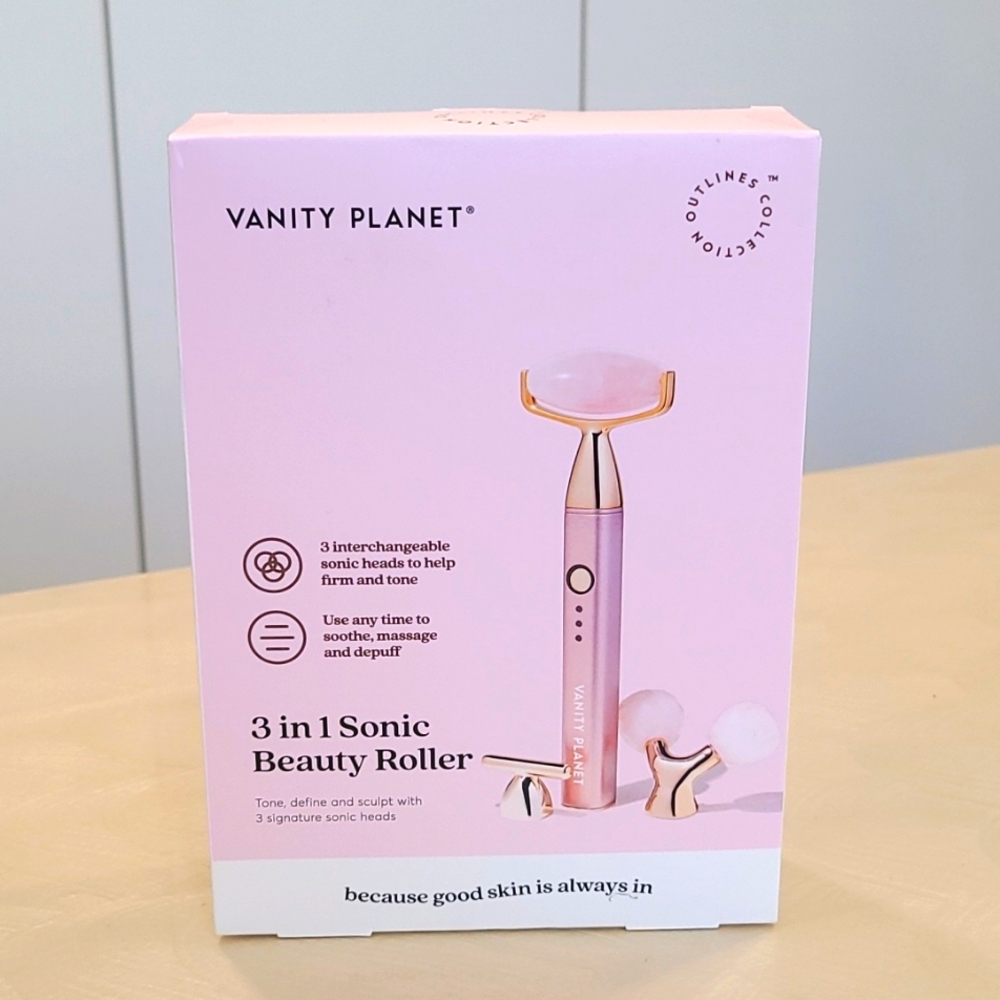 Vanity Planet 3 in 1 Sonic Beauty Roller - NEW